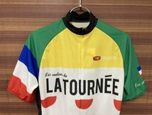 GI198 スゴイ sugoi La tournee jersey 半袖サイクルジャージ M 白緑赤_画像3