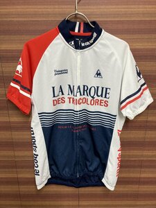 FX337 ルコックスポルティフ le coq sportif 半袖サイクルジャージ 白紺赤 L