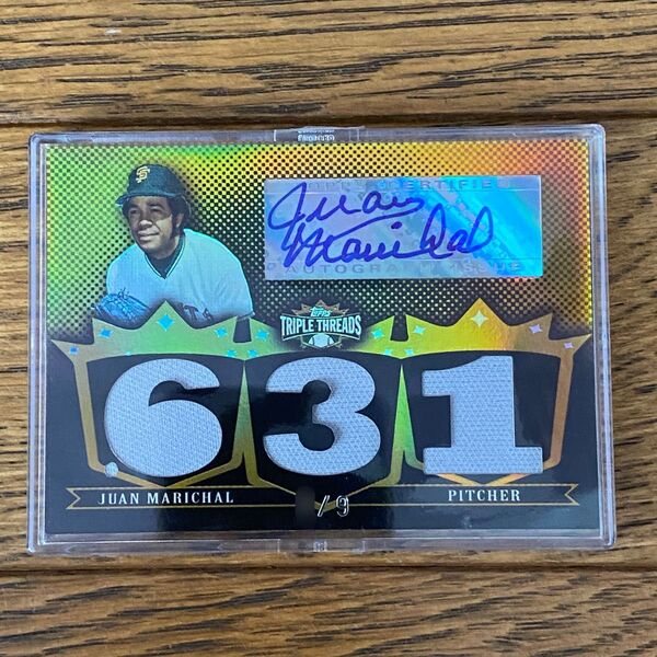 2007 Topps Triple Threads Auto Relic Juan Marichal #TTRA-154 9枚限定