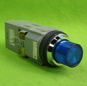 ｉｄｅｃ 照光押ボタンスイッチ ALN22611DNS(φ30,1a1b接点,LED,AC200V)青
