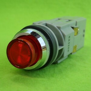 ｉｄｅｃ 照光押ボタンスイッチ ALFNE21611DNR(φ30,1a1b接点,LED,AC100V)赤