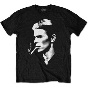 ★デヴィッド ボウイ Tシャツ David Bowie SMOKE - M 正規品 ロックTシャツ ジギー スターダスト pop