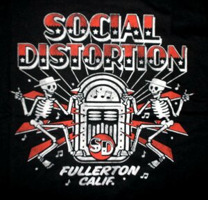 ★ソーシャル ディストーション Tシャツ Social Distortion JUKEBOX SKELLY - L 正規品 mike ness