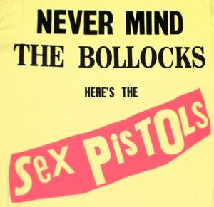 ★セックス ピストルズ Tシャツ SeX PistOls Bollocks 黄 M 正規品 勝手にしやがれ punk sid vicious