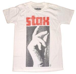 ★スタックス Tシャツ STAX 白 S 正規品 ソウル 60s soul r&b funk motown mods otis redding