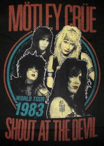 ★モトリー クルー Motley Crue Tシャツ Shout at The Devil - L 正規品