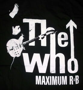 ★ザ・フー Tシャツ The WHO Maximum R&B 黒 XL 正規品 small faces