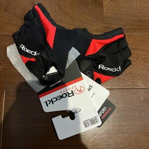 Roeckl Sports Basel Cycling Gloves - black/red (リッケル スポーツ バーゼル サイクリング グローブ）ブラック/レッド サイズ7
