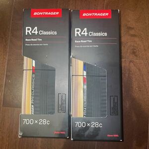 2本セット Bontrager R4 Classics Hard-Case Lite Road Tire 28x700C Black/Natural(ボントレガー クラシック ハードケース ライト ロード)