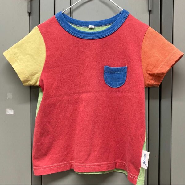 MARKEYS マーキーズ 【95cm】J-5951 JIPPON クレイジーパターン Tシャツ ポケット付き 子供服