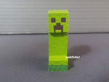 即決美品 クリーパー マインクラフト ならぶんです。 PC ゲーム フィギュア MINECRAFT Creeper figure マイクラ バンダイ BANDAI 111_画像2