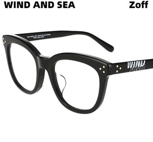 新品【Zoff × WIND AND SEA サングラス 調光レンズ コラボ サングラス ゾフ ウィンダンシー サングラス 黒ぶち眼鏡 メガネ BLACK ブラック