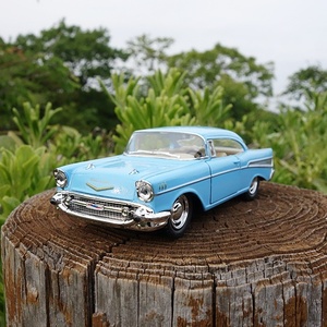 【送料350円】コルベット ベルエア １９５７年式 1/40 ブルー ＣＨＥＶＲＯＬＥＴ ＢＥＬＡＩＲ アメ車