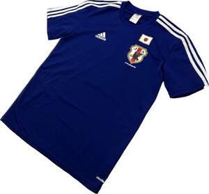 adidas ☆ 日本代表 内田篤人 レプリカ サッカー 半袖 Tシャツ ジャパンブルー L サムライ ファン スポーツ フットサル アディダス■CJ201