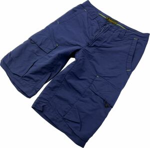 Timberland * hip double cloth * navy short pants shorts shorts W32 Street American Casual Timberland #JS598