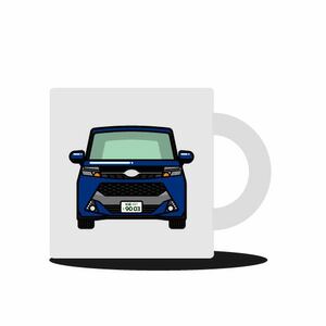 【ナンバープレート入れ・車体色変更可能】マグカップ・ トヨタ タンク風