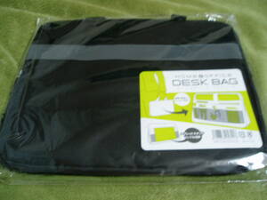  unused! Home & office desk bag black 27×33cm PC case 