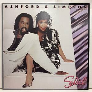 ★230612即決 Ashford & Simpson / Solid 国内盤 ECS-81696 帯無ライナー付き。盤面音に出ない薄いスレ少々。