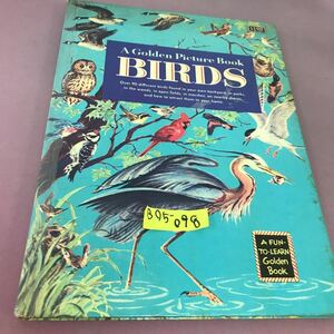 B05-098 A GOLDEN PICTURE BOOK BIRDS GOLDEN PLESS foreign language book 