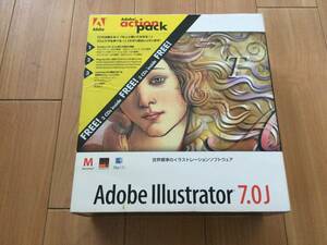 Adobe Illustrator 7.0J @Macintosh対応@ 開封済み・パッケージ一式