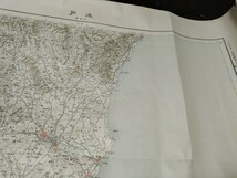 水戸　茨城県　古地図　 地形図　地図　資料　46×57cm　大正4年製版　大正4年印刷　発行　イタミ　　B2306_画像6