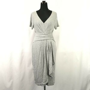 Made in Japan/ Onward . mountain made *DKNY/ Donna Karan * short sleeves One-piece / dress [women*s size -S/ gray /gray]Tops/Shirts/dress*BH238