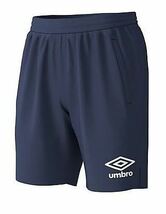 【KCM】Z-umbro-233-M★展示品★【UMBRO/アンブロ】メンズ　ロゴグラフィックプラクティスパンツ サッカー　UUUNJD85　ネイビー　サイズ M_画像1