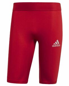 [KCM]Z-2adi-169-S* exhibition goods [adidas/ Adidas ] men's ALPHASKIN TEAM Short tights soccer EVN54-CW9460 power red S