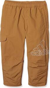 [KCM]Z-2adi-202-160* выставленный товар [adidas/ Adidas ] Junior тренировочные штаны MHtasa-3/5 брюки FTJ59-DU9837 оттенок коричневого 160