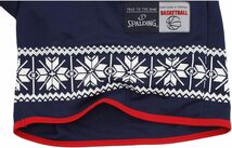 【KCM】Z-spalding-45-M★展示品★【スポルディング】メンズ　プラクティスパンツ　バスケットボール　SMP181210　ネイビー　M_画像3