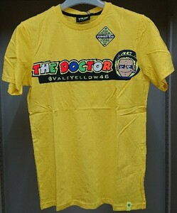 【即決】国内正規品VR46ロッシThe DoctorストライプTシャツ、定価7150円メンズSサイズ（品番：VRMTS305501）