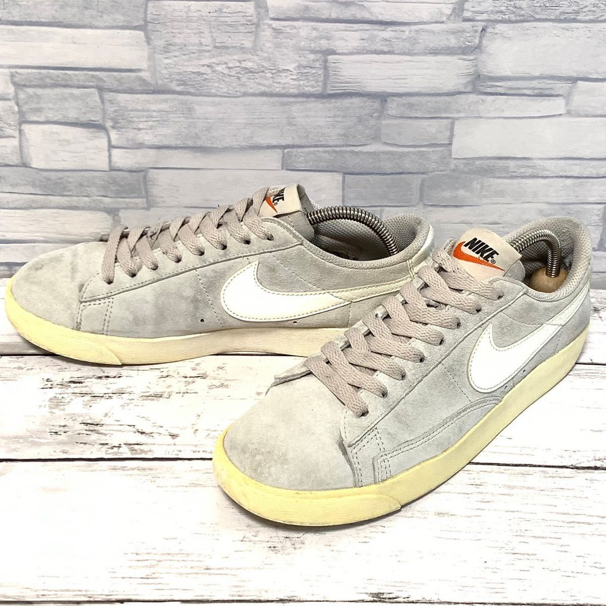 R3907bh【NIKE ナイキ】24.5cm スニーカー レディース グレー W BLAZER
