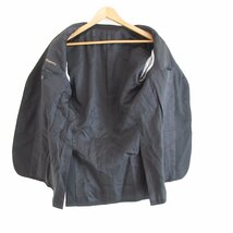 美品 UNITED ARROWS ユナイテッドアローズ モヘヤブレンド テーラードジャケット × スラックスパンツ セットアップ スーツ 46 ブラック_画像4