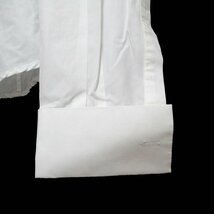 美品 クリーニング済 08SS Dior クリスチャンディオール ガリアーノ期 長袖 プリーツ ドレスシャツ カフスシャツ F38サイズ ホワイト C0603_画像4