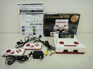 8882●プレイコンピューター レトロ FC互換ゲーム機 内蔵ゲーム118種 おまけ付●