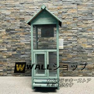  super popular * new goods! bird cage small animals cage holiday house bird is .... canopy construction type wooden breeding cage 