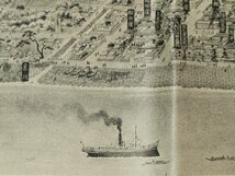 伊豆熱海温泉場全景 袋付 鳥瞰図 大正8年 古地図 資料_画像5