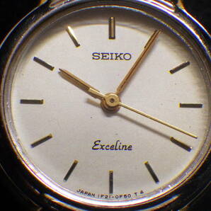稼働品 クオーツ 電池交換済 SEIKO EXCELINE 091958の画像1