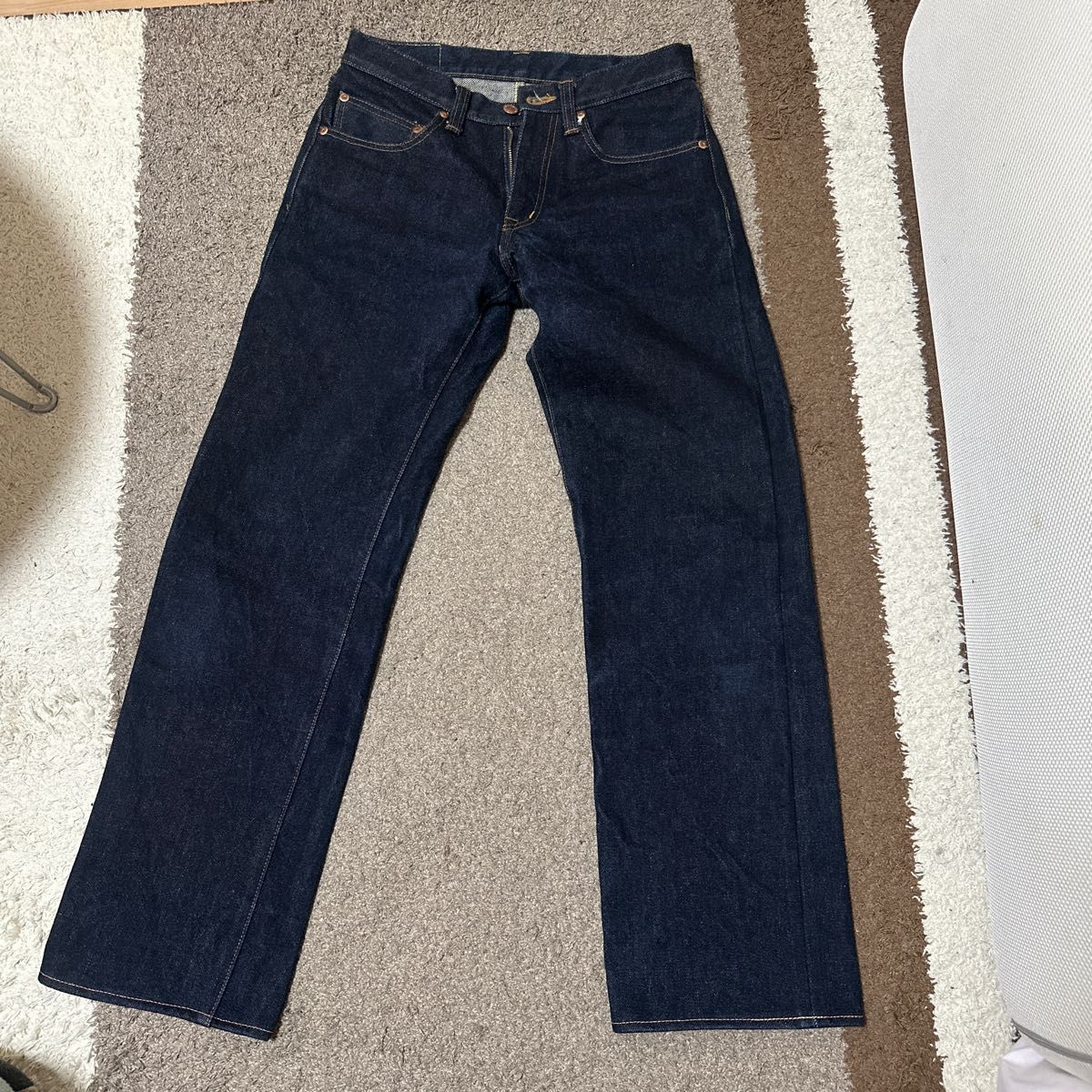 91年製 ビンテージ復刻 Levi's 701XX デニム パンツ W29 ビッグE