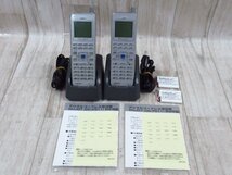 Ω tア 5902 保証有 19年製 岩通 IWATSU mujo7 デジタルコードレス DC-PS11(S) 2台セット 電池・取説付 初期化済 ・祝10000！取引突破！_画像1