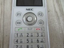 Ω ZZX1 13327※ 保証有 17年製 NEC Carrity-NW PS8D-NW コードレス電話機 電池付 初期化済_画像3