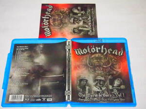  rare free shipping western-style music blu-ray MOTOR HEAD The World Is Ours: Volume 1: Everywhere Further Than Everyplace Else motor head 210 minute 