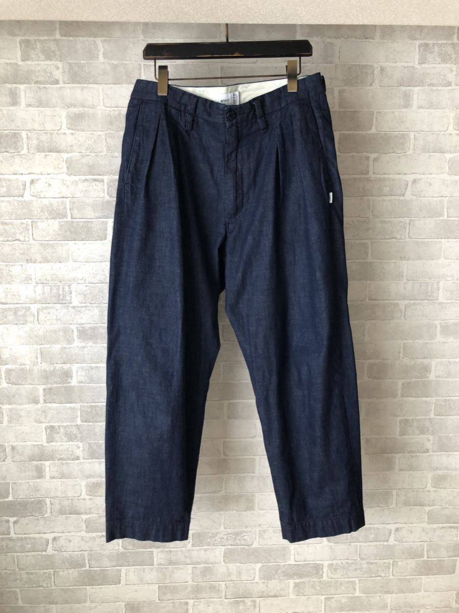 希少! WTAPS DENIM TUCK 02 TROUSERS ダブルタップス デニム パンツ M