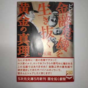 ビビルな!金融危機を生き抜く黄金の真理 5次元文庫 徳間書店 by 玉蔵 中古本 文庫本 帯付