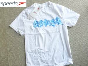 新品スピード[speedo]★ 白ホワイト　ラッシュガード　半袖　150　　UV