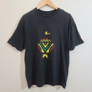 ☆ELEMENT/エレメント/メンズ/Lサイズ/ 半袖Tシャツ/トップス/くすみブラック/ プリントTシャツ/カットソー