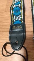 Morris★モーリス★ギター用ストラップ★紐付★ヴィンテージ★レトロ★70～80年代★送料無料_画像3