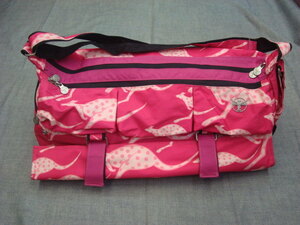  used CHIEMSEE( Kim ji-) shoulder bag beachster kangaroo pink 