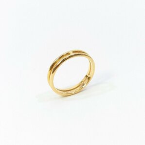 エルメス HERMES アリアンヌ PG 750 リング #54 日本サイズ約 14号 18金 ピンクゴールド K18 Hモチーフ 指輪の画像2