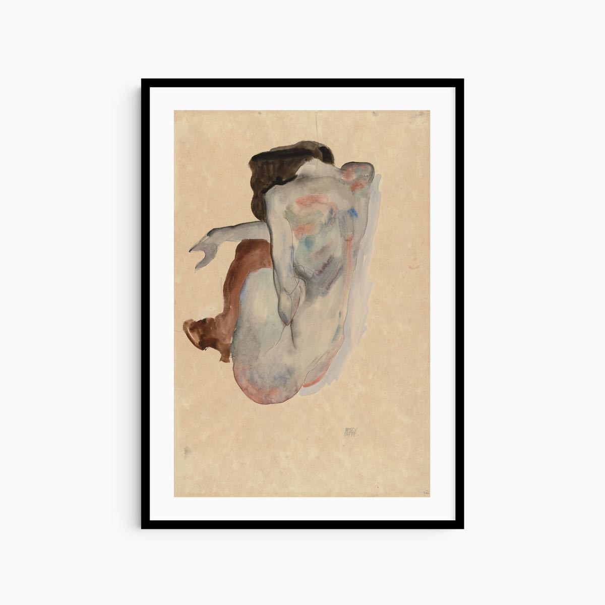 埃贡·席勒 埃贡·席勒 美术 抽象绘画 复古绘画 海报 复古艺术 现代艺术海报 现代艺术室内装饰, 印刷品, 海报, 其他的